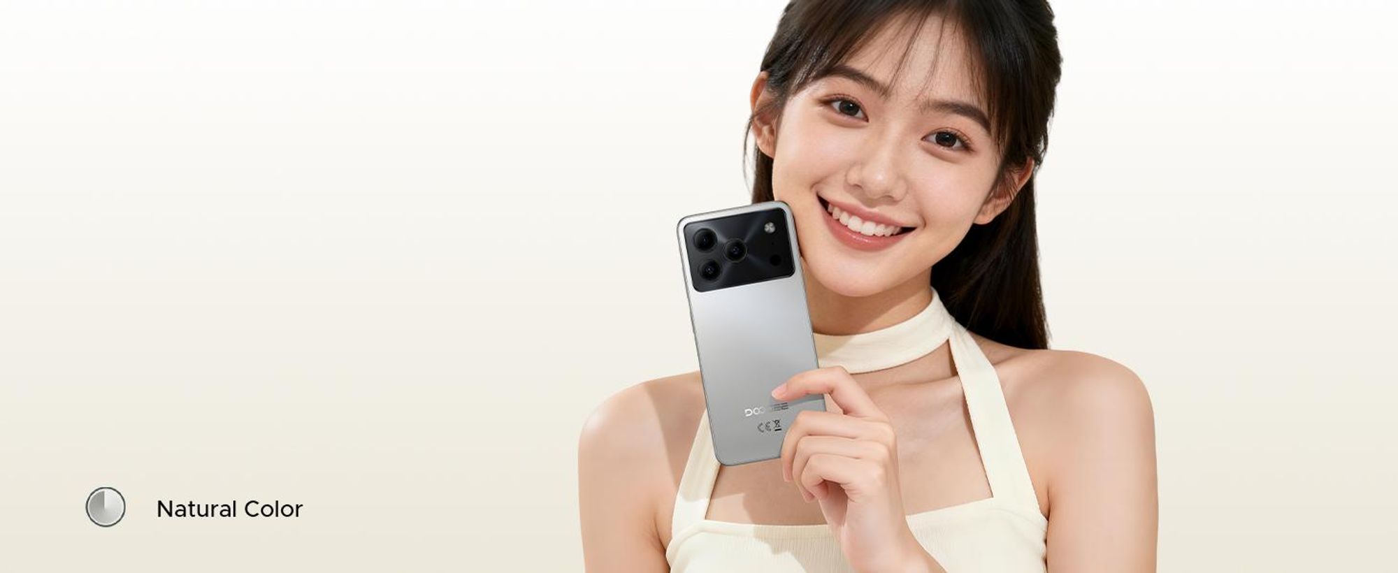 DOOGEE Note56 Pro – chytrý telefon, Android 16, 6,56" displej s obnovovací frekvencí 90 Hz, baterie 6150 mAh, 32 GB RAM + 128 GB interní paměti, 4G, podpora dvou SIM karet, 13MP fotoaparát, NFC, čtečka otisků prstů, rozpoznávání obličeje