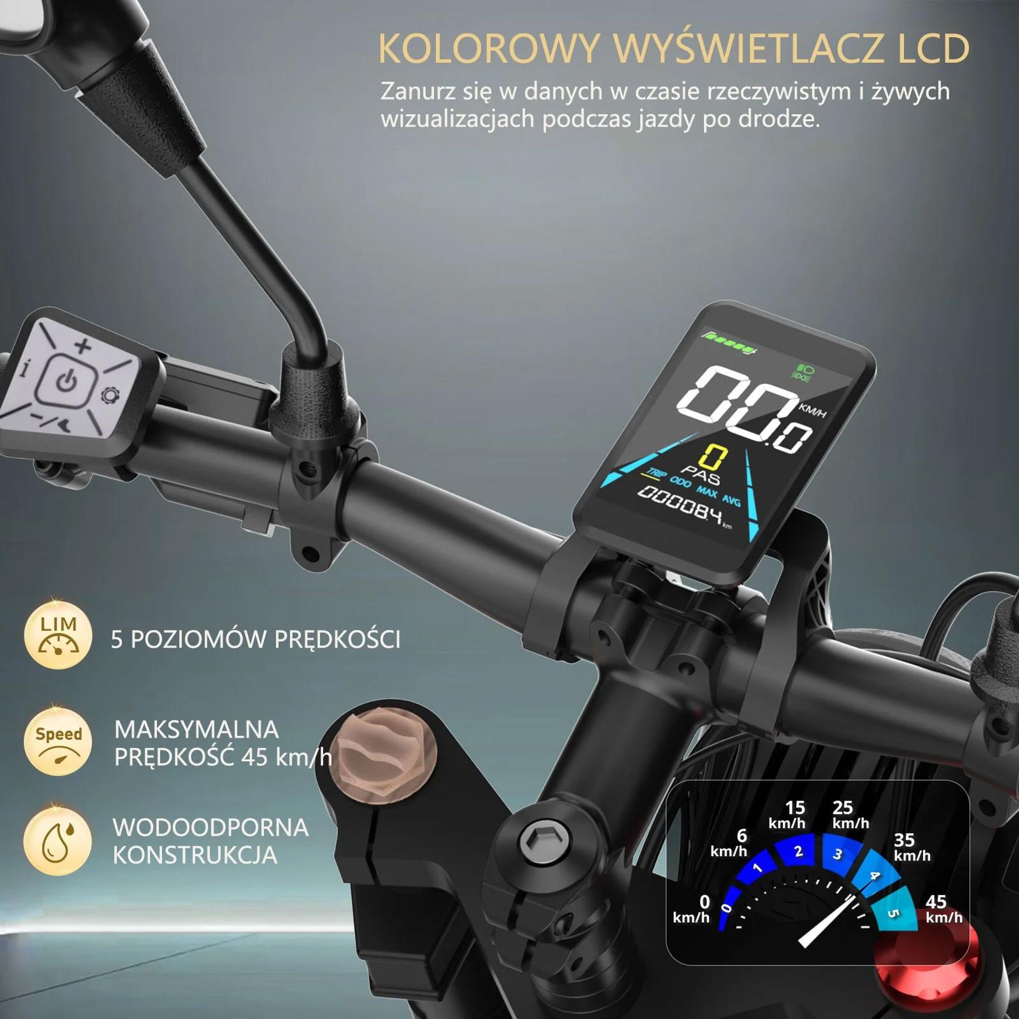 FAFREES F20 Ultra Rower Elektryczny (Homologacja typu UE L1e-B) - 48V25AH 20-Calowe Opony Hamulce mechaniczne - Zielony