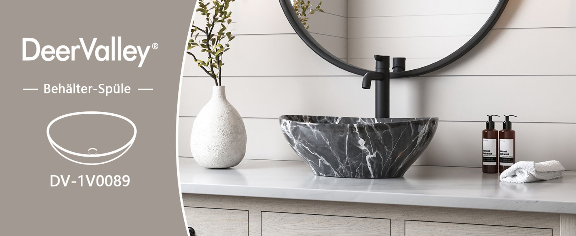 Modernes Design vereint mit der Natur – das Waschbecken für ein einzigartiges, modernes Leben.