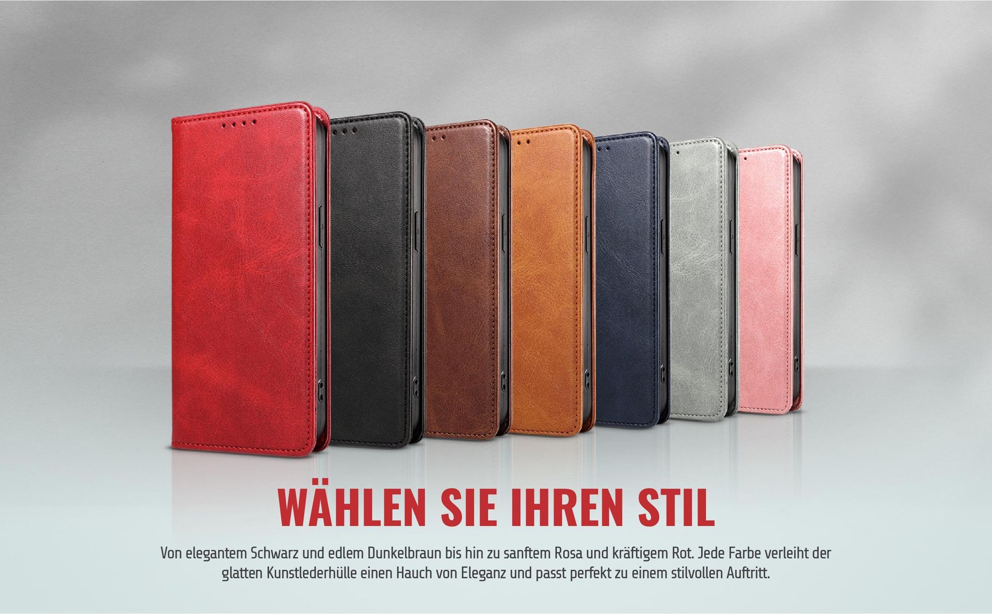 Wallet-Hüllen für das Apple iPhone 12 / 12 Pro in verschiedenen Farben und elegantem Design