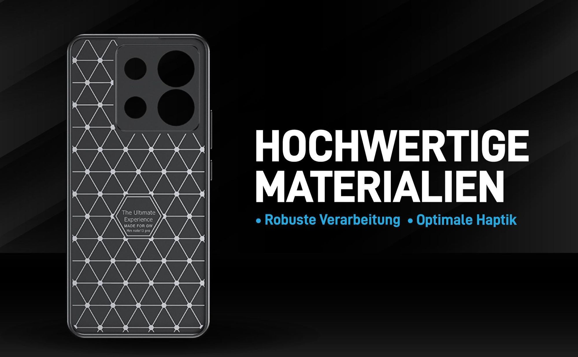 Handyhülle für das Xiaomi Redmi 15C im Carbon Look