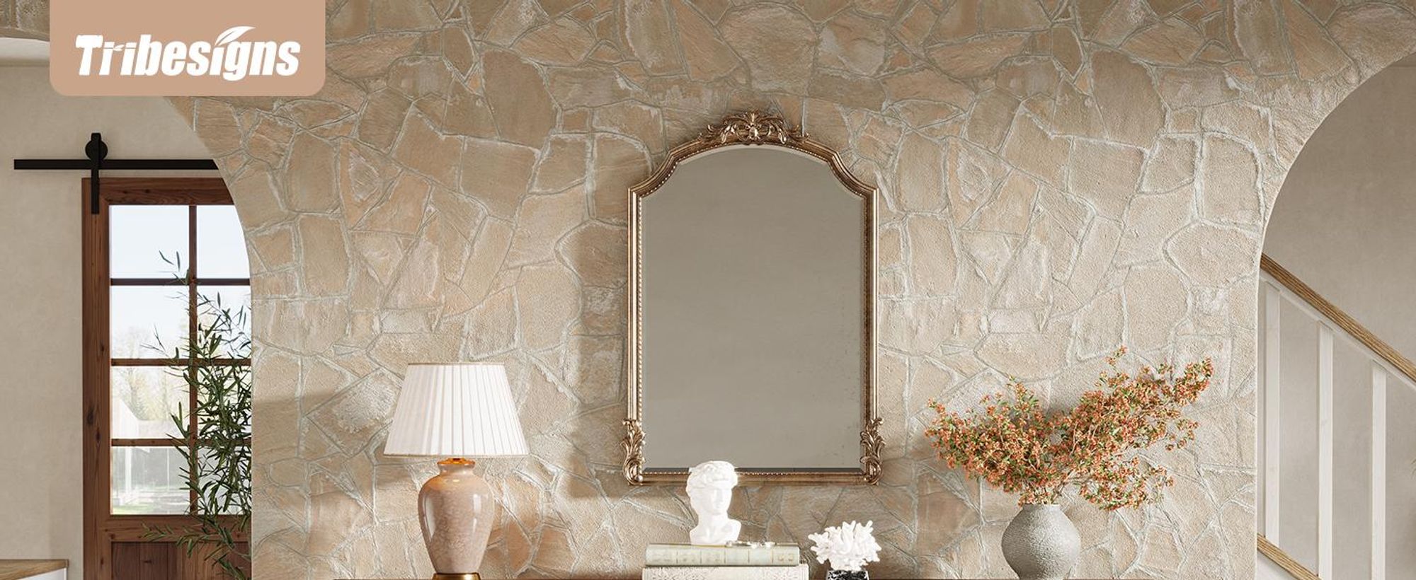 Tribesigns 140 cm Konsolentisch mit Ablagen, 3-stufiger Sofatisch mit Eisenrahmen, Holz Flurtisch für Wohnzimmer, Foyer, Flur, im Industrial-Stil