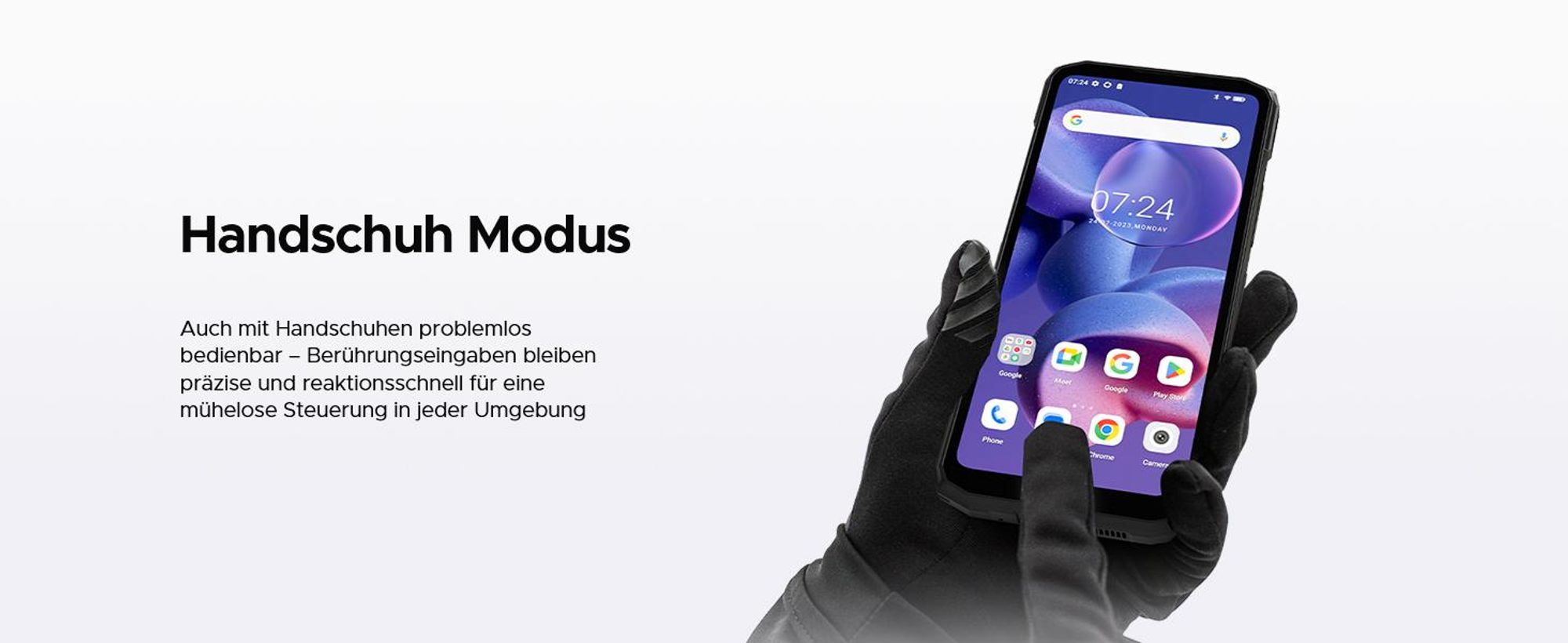 DOOGEE Blade10 Power Outdoor Smartphone Handy, 4G, Android 16, IP68/IP69K, 6,6" 90Hz, 10300mAh, 48+128GB, 50MP, NFC, Fingerabdruck, ohne Vertrag
