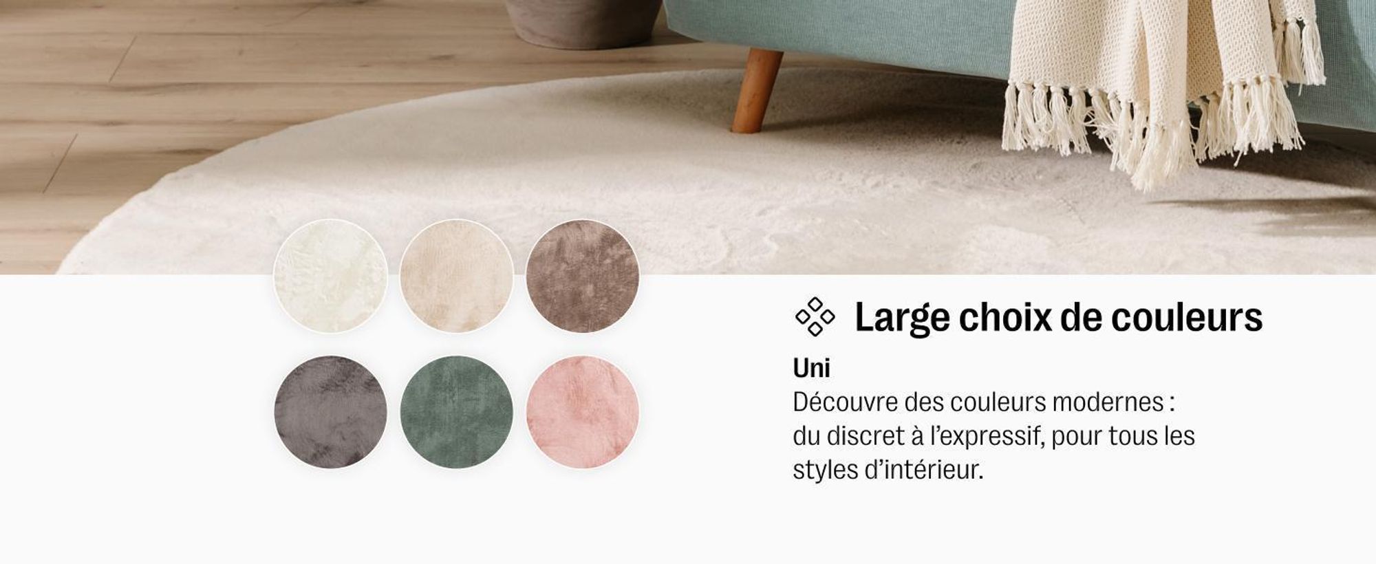 benuta tapis de salon Furry Beige 80x250 cm tapis en fourrure tapis de salon couloir antidérapant lavable poil long doux peluche shaggy moelleux