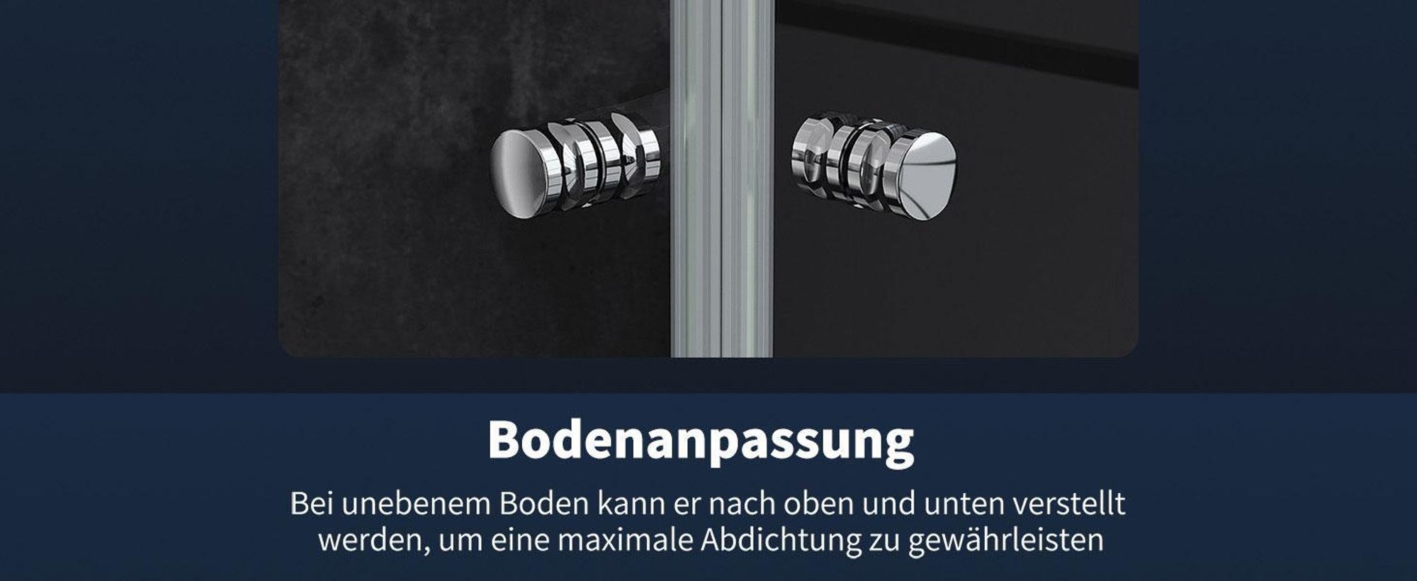 Falttür Duschkabine 90x90x185cm Eckeinstieg Duschabtrennung Doppelt Falttüren Eckdusche Faltbar Duschwand Silber Faltdusche aus ESG-GLAS