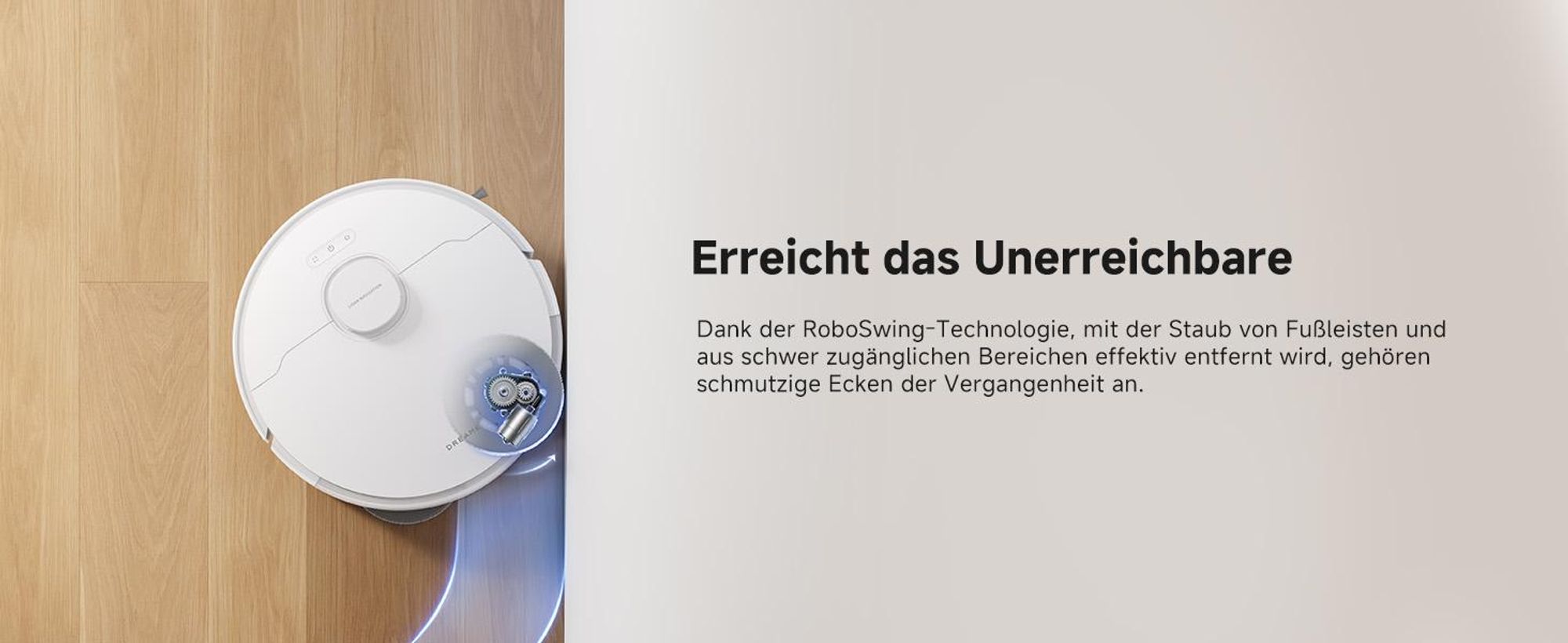 Dreame L10s Pro Gen3 Roboter Saugroboter Mit Wischfunktion,13000Pa Saugleistung,Intelligentes DuoScrub-Mop,7mm Auto-Lift,Teppichreinigung,5200mAh,Weiß