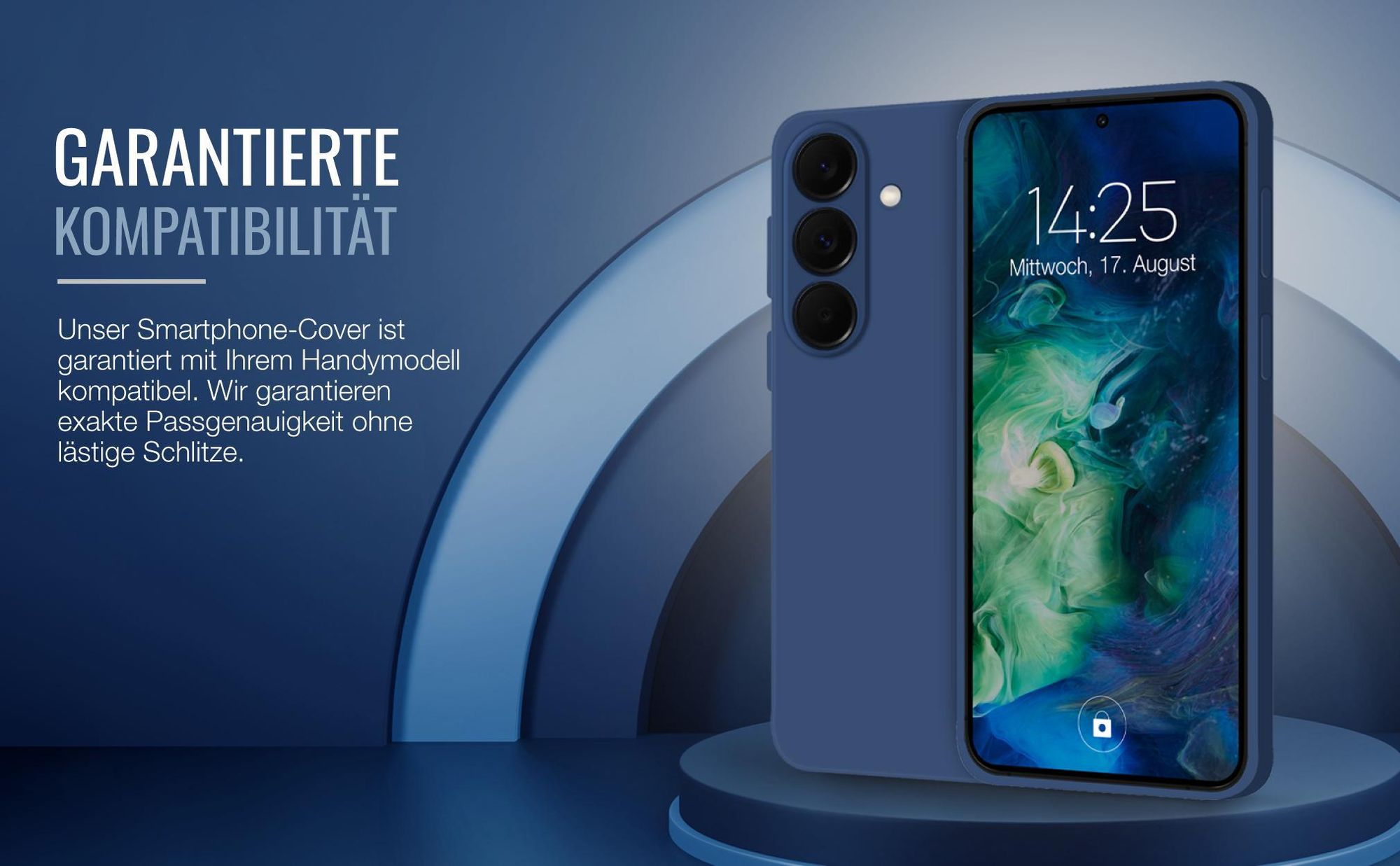 Exakt passgenaues Smartphone Backcover in Blau für Samsung Galaxy A27 5G