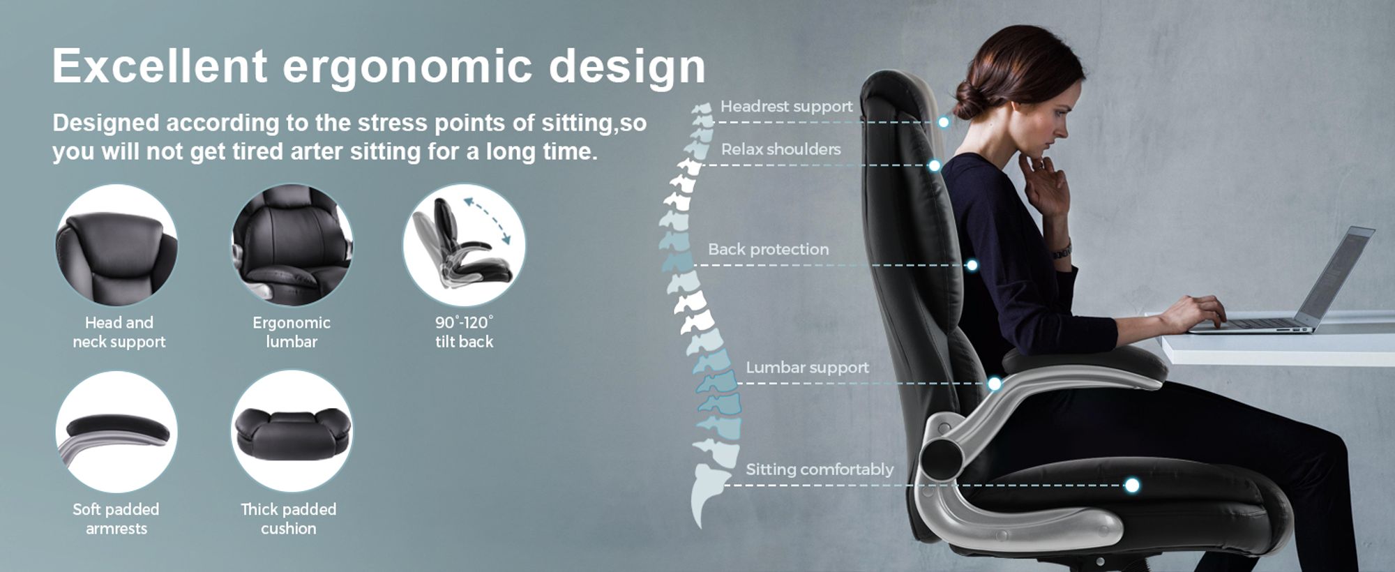Hervorragendes Ergonomisches Design