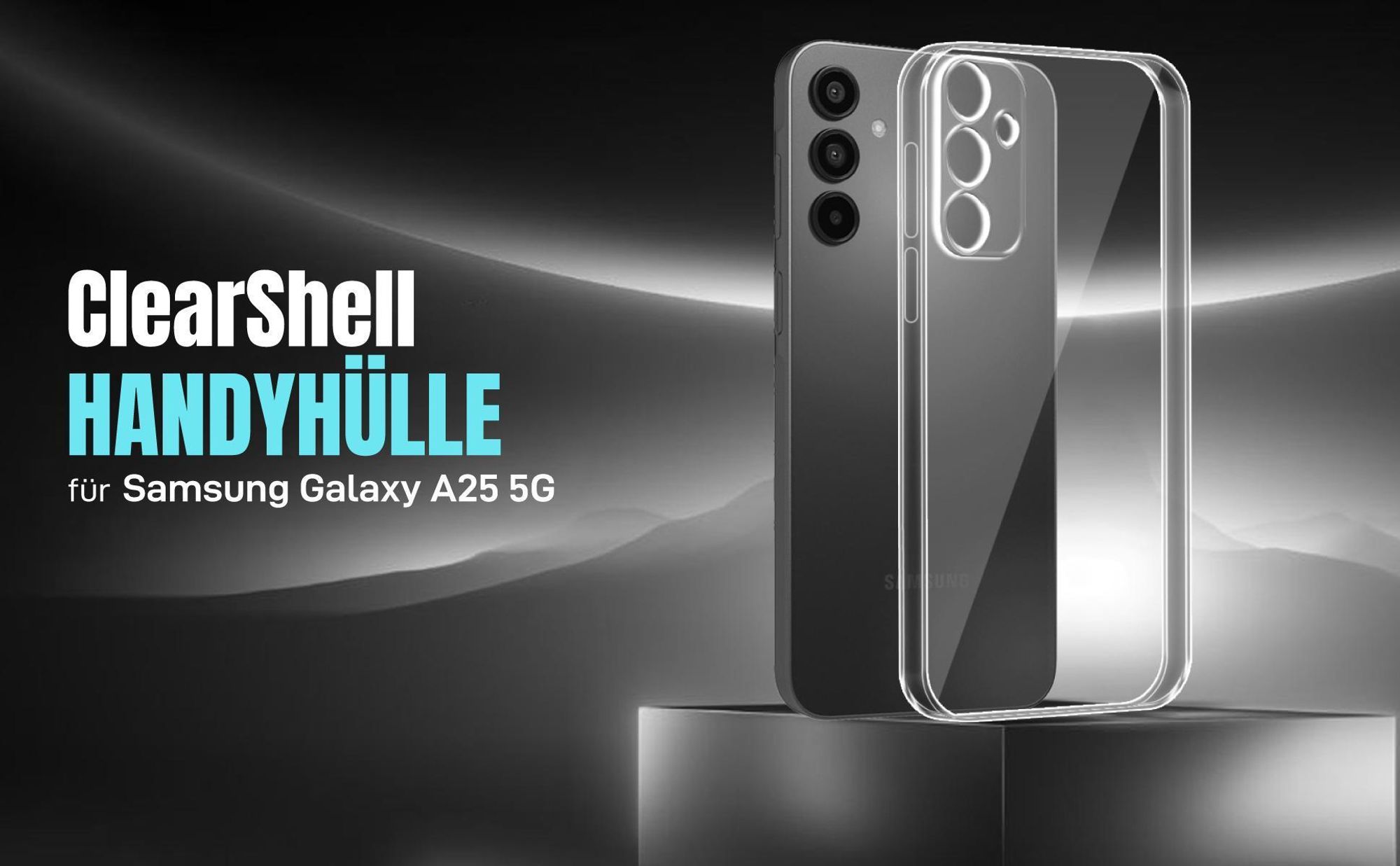 Transparente TPU Handyhülle mit optimiertem Schutz für Samsung Galaxy A25 5G