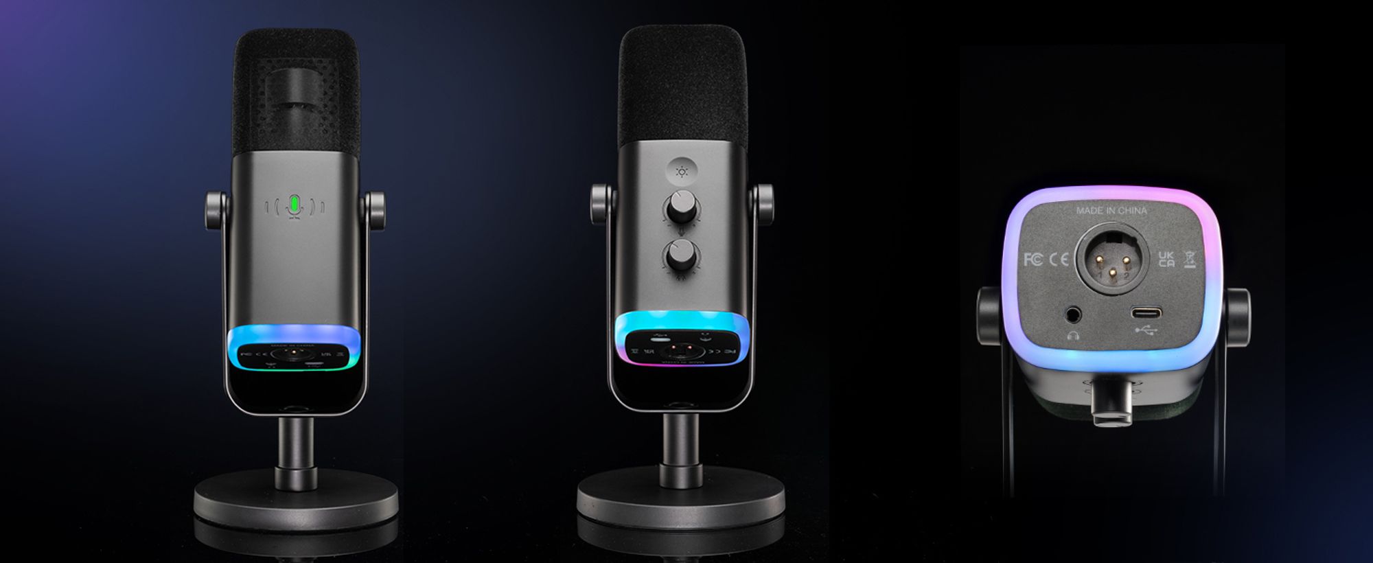 FIFINE Studiomikrofon USB Podcast Mikrofon PC Dynamisches Mikrofon für Aufnahme