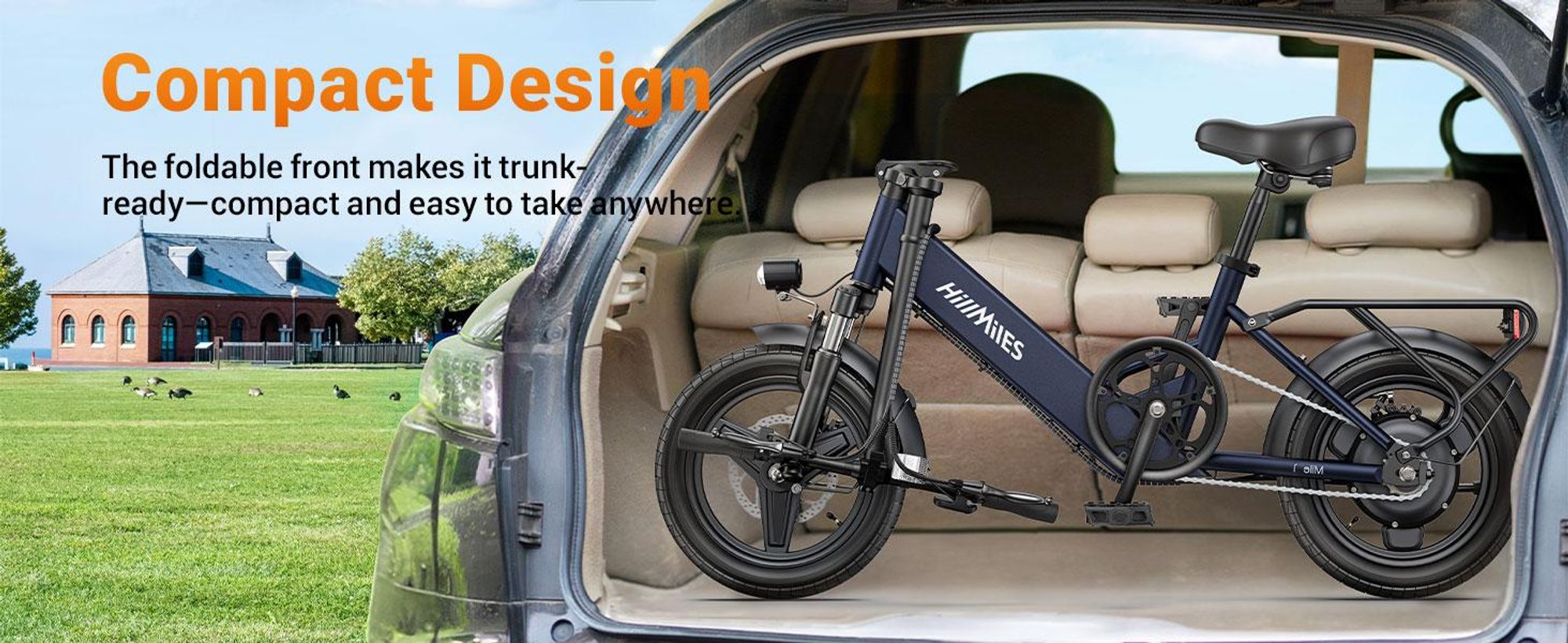 14 Zoll E-Bike Klappräder E-Bikes 250W, 25km/h, 65 km Reichweite, 36V/10.4Ah AKKU Elektrofahrrad Klappbar E-Bike City E-Bikes & E-Hollandräder Faltbar