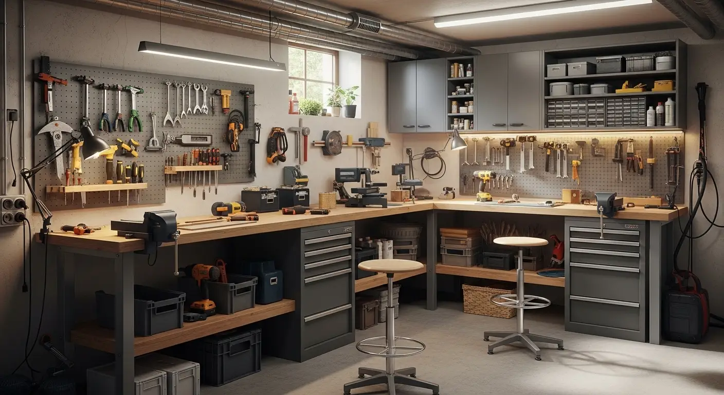 keller werkstatt einrichten