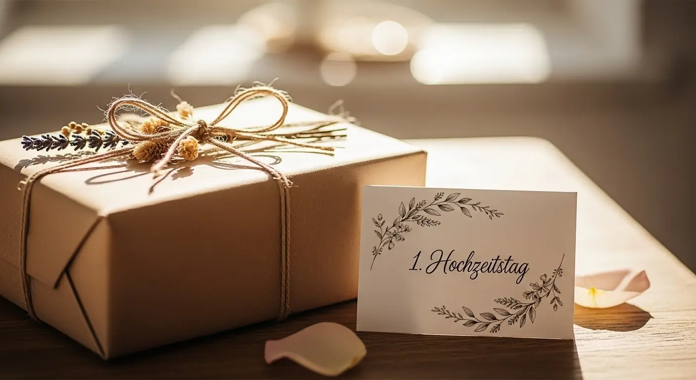 geschenk zum 1 hochzeitstag